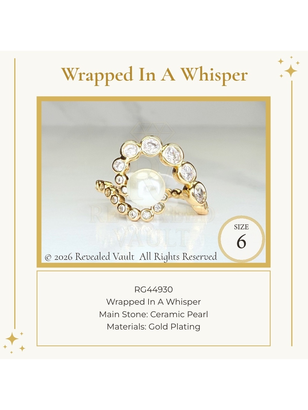 Wrapped In A Whisper - Size 6 - June Birthday 2026